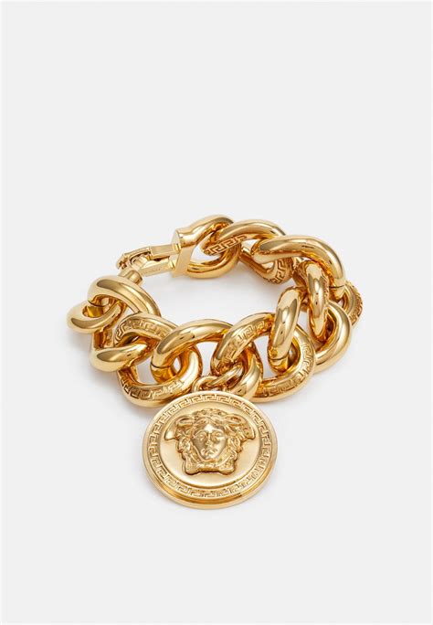 versace armband damen gold|versace goldtone bracelet.